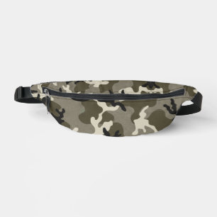Riñoneras Patrón de camuflaje militar estratégico