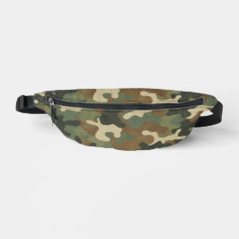 Riñoneras Patrón de camuflaje militar rústico