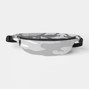 Riñoneras Patrón de camuflaje militar urbano gris