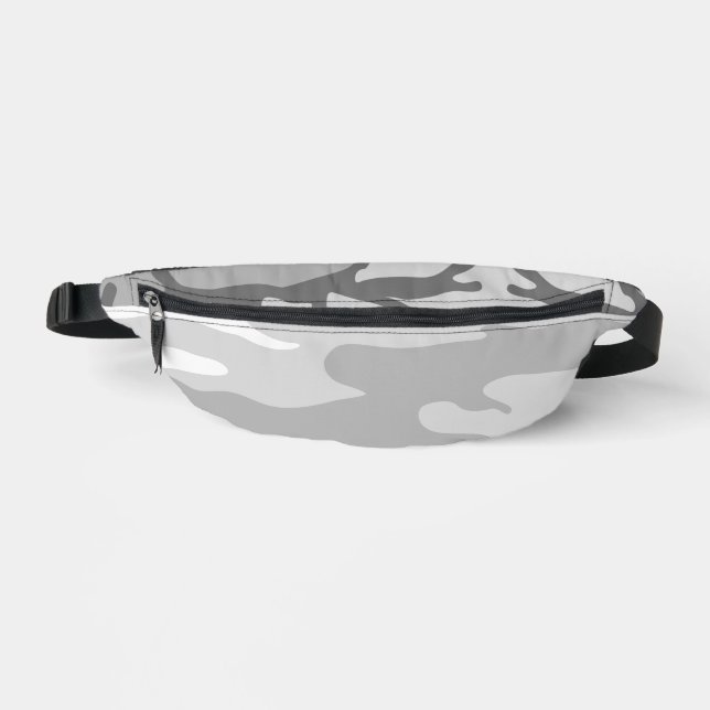Riñoneras Patrón de camuflaje militar urbano gris (Anverso)