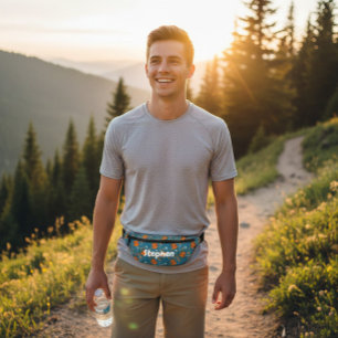 Riñoneras Patrón de engranajes exteriores de nombre personal