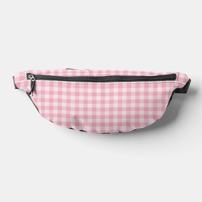 Riñoneras Patrón de gingham rosa, cuadros escoceses para niñ (Distribución)