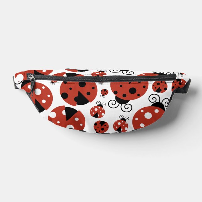 Riñoneras Patrón De Ladybugs, Cute Ladybugs, Red Ladybugs (Distribución)