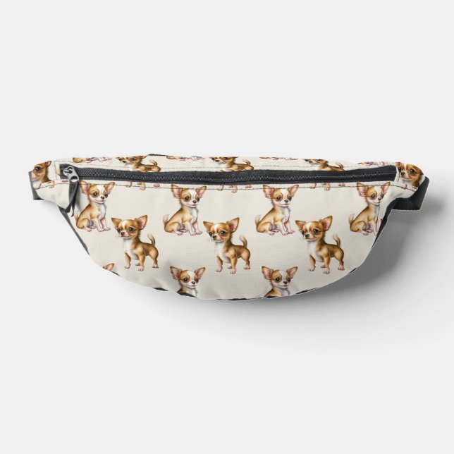 Riñoneras Patrón de perro chihuahua (Distribución)