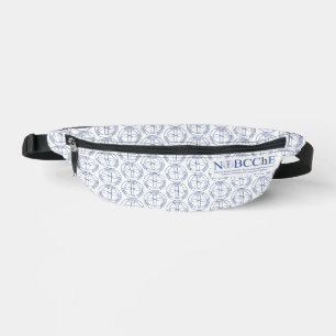 Riñoneras Patrón de sello azul NOBCChE