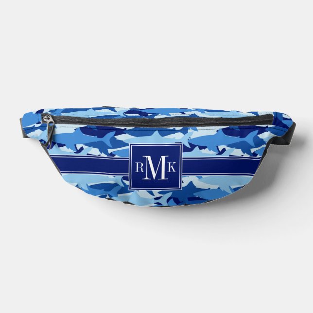Riñoneras Patrón de tiburón azul (Distribución)