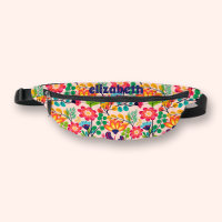 Patrón floral moderno Primer nombre Viaje