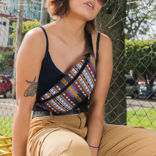 Riñoneras Patrón nativo americano tribal indio