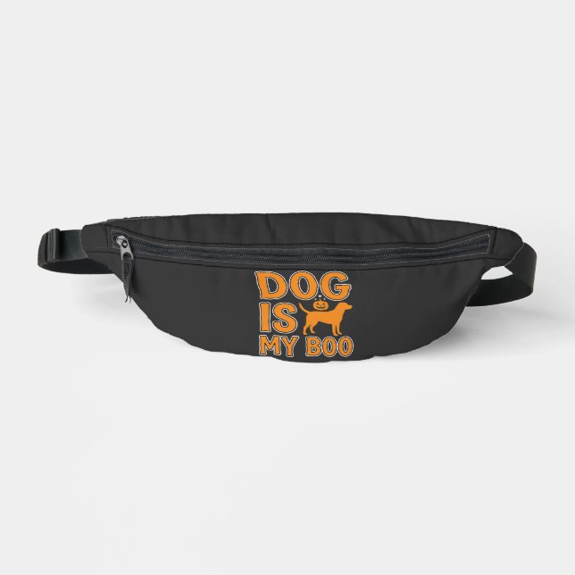 Riñoneras Perro Es Mi Boo Halloween Perro (Anverso)
