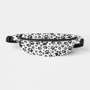 Riñoneras Perro Paws Black and White Polka Dot