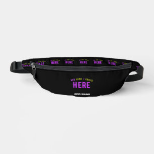 RIÑONERAS PERSONALIZABLE MODERNO ESTILO NEGRO VERIFICADO MAR