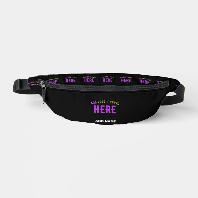 RIÑONERAS PERSONALIZABLE MODERNO ESTILO NEGRO VERIFICADO MAR (Anverso)
