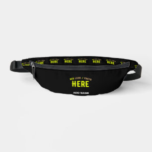 RIÑONERAS PERSONALIZABLE MODERNO ESTILO NEGRO VERIFICADO MAR