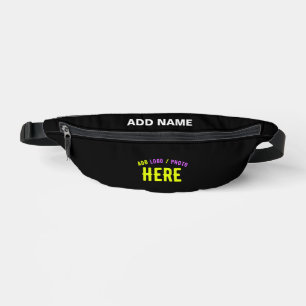 RIÑONERAS PERSONALIZABLE MODERNO ESTILO NEGRO VERIFICADO MAR