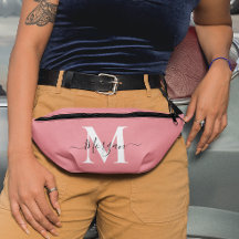 Personalización Monograma Nombre inicial Rosa