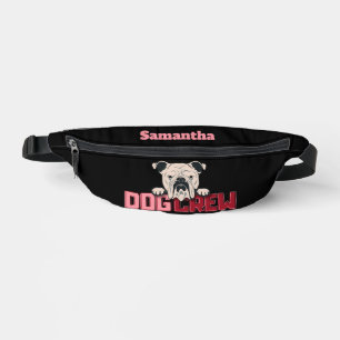 Riñoneras Personalizado del Bulldog de la tripulación de per