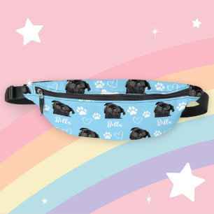 Riñoneras Personalizado lindo Paw de amor Imprimir perro ama