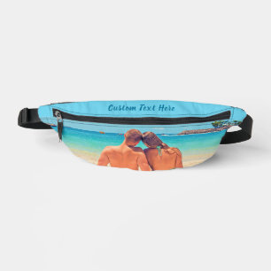 Riñoneras Personalizado Photo Fanny Pack con tus fotos y tex