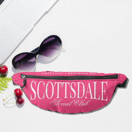 Riñoneras Personalizado Scottsdale Bachelorette Party Social