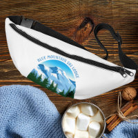 Personalizado Ski Lodge Winter Resort Snowy Mounta
