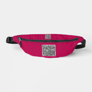 Riñoneras Personalizado Su Paquete De Fanny De Código QR - E