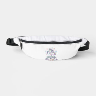 Riñoneras Pilates de Unicornio y Polvo de Hadas Fondo Blanco
