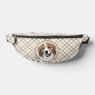 Riñoneras Pintura Nederlandse Kooikerhondje Perro Mascota Ar