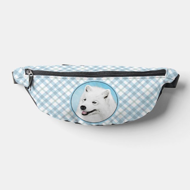 Riñoneras Pintura Samoyed Blanco Cute Original Mascota Perro (Distribución)