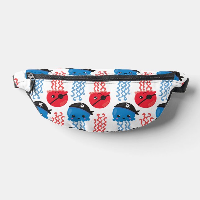 Riñoneras Pirate Jellyfish, Patrón de medusas, animales mari (Distribución)