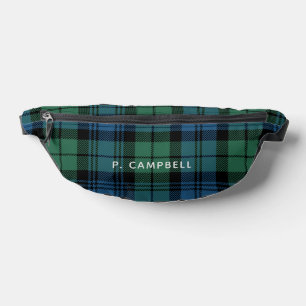 Riñoneras Plaid Rustic Personalize Campbell Tartan