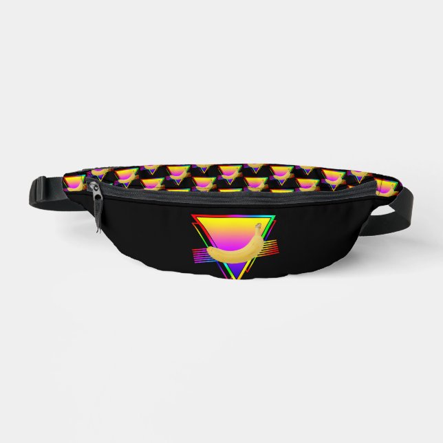 Riñoneras Plátano Retro Fruta (Anverso)
