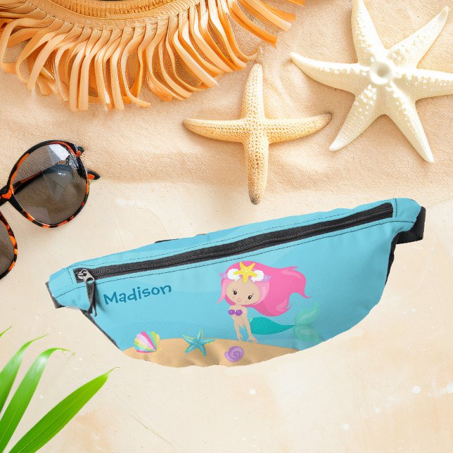 Riñoneras Playa de niños personalizada Chica Sirena de bonit (Subido por el creador)