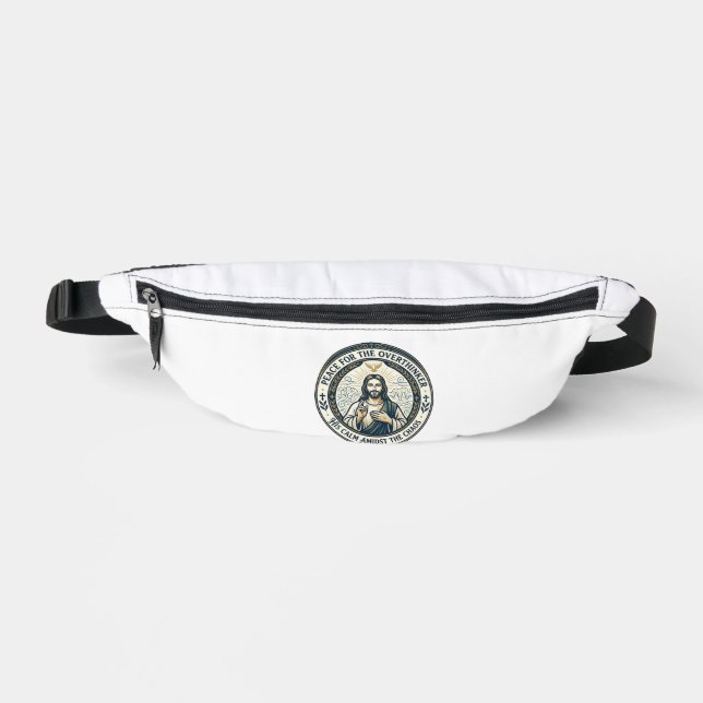 Riñoneras Playera de Afirmaciones de Salud Mental de Jesús I (Anverso)
