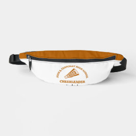 Riñoneras Porrista de instituto personalizada naranja