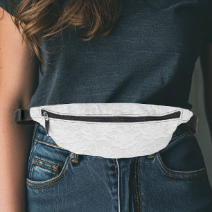 Riñoneras Precioso Encaje Blanco Aspecto Delicado