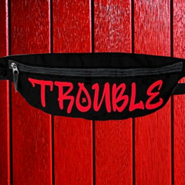 Riñoneras PROBLEMA | Red Graffiti Fanny Pack (Subido por el creador)