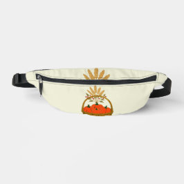 Riñoneras 🍂 **Pumpkins & Wheat Basket Fanny Pack