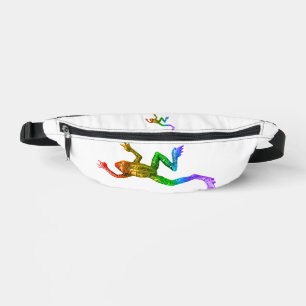 Riñoneras rana de colores arcoíris de SlipperyJoe renderizad