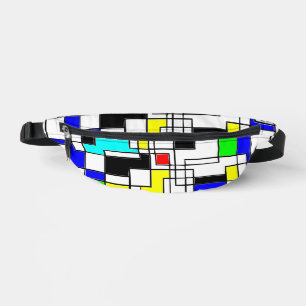 Riñoneras Random Squares Homage A Mondrian