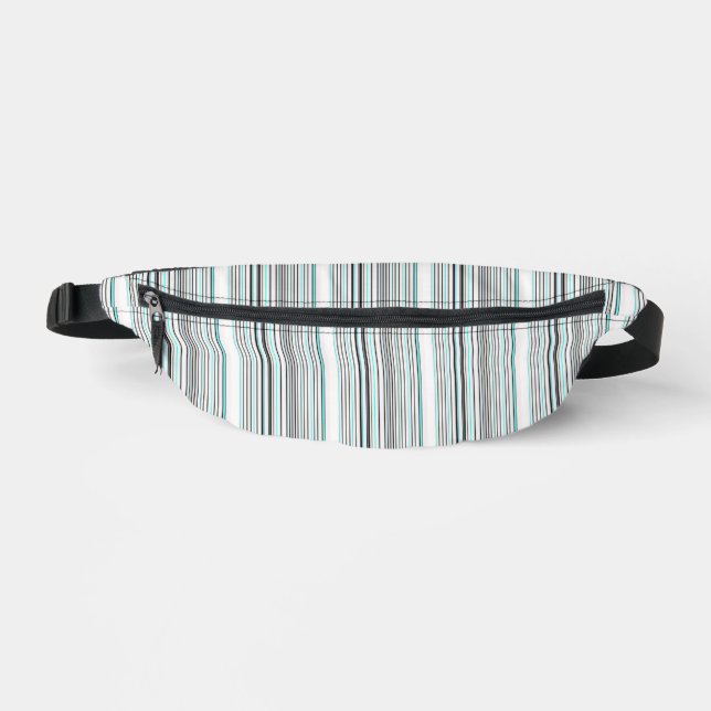 Riñoneras Rayas grises de aqua lindas (Anverso)