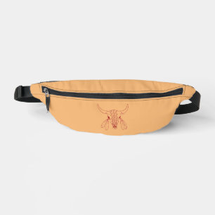 Riñoneras Red Ghost Dance Buffalo línea tan fanny pack