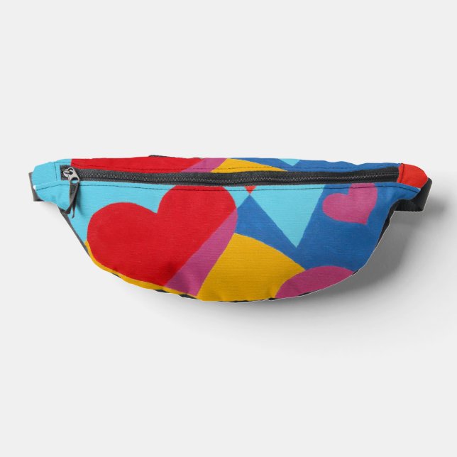 Riñoneras Red Hearts Abstract Fanny Pack (Distribución)