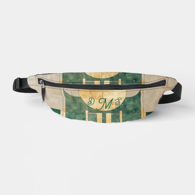 Riñoneras Red White Blue Stripe Two-Sided Print Fanny-Pack (Anverso)