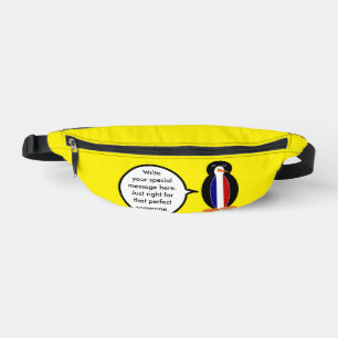 Riñoneras Regalo personalizado de pingüino de vida silvestre