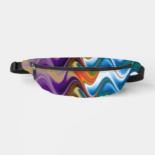 Riñoneras Resumen de Wavy Multicolor