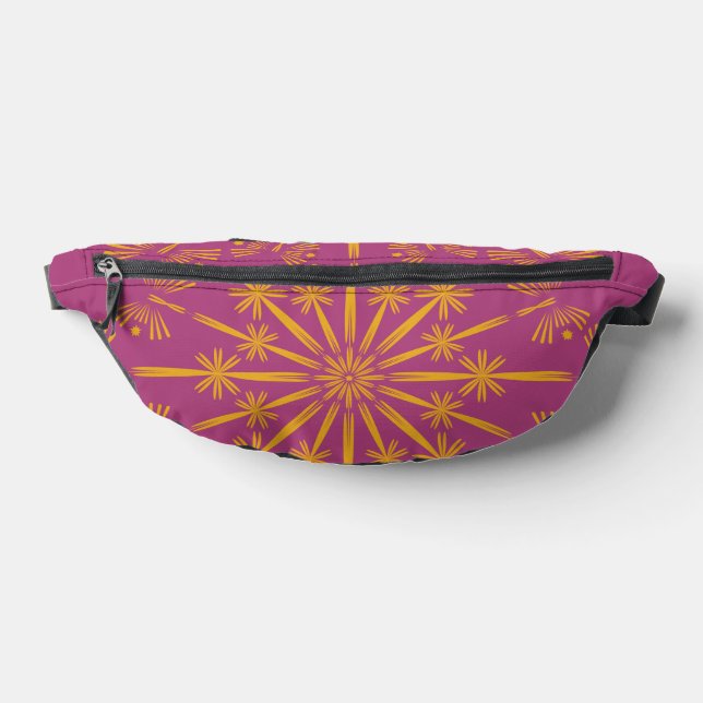 Riñoneras Retro Mandala Boysenberry Fanny Pack (Distribución)