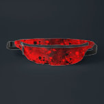 Riñoneras Retro Paint Splatt Efecto Rojo y Negro<br><div class="desc">El diseño deslumbrante es una mezcla de manchas rojas y negras. Este diseño abstracto y desordenado sería el regalo perfecto para un artista, para una escapada de fin de semana, unas vacaciones de verano, para ir de compras o una excursión a un pub de campo. puede utilizar este diseño para...</div>