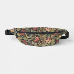 Riñoneras Rica Tapicería de Brocado Floral Antiguo Victorian