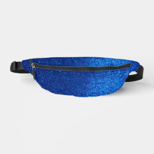 Riñoneras Royal Cobalt Navy Blue Purpurina Glam Fashion Luxu
