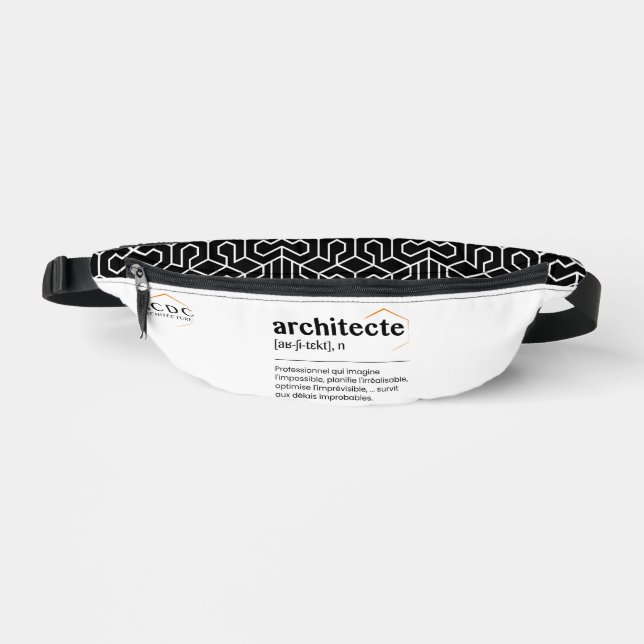 Riñoneras Sac banane Définition Architecte (Anverso)